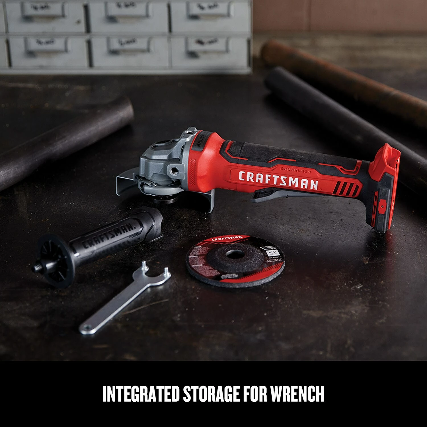 CRAFTSMAN Angle Grinders V20 4.5-in 20-Volt Max Paddle Switch Brushless Cordless Angle Grinder 7 CRAFTSMAN Angle Grinders V20 4.5-in 20-Volt Max Paddle Switch Brushless Cordless Angle Grinder - Image 7