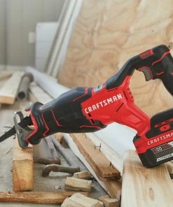CRAFTSMAN Reciprocating Saws V20 20-volt Max Variable Speed Brushless Cordless Reciprocating Saw (Tool Only) -Craftsman Store 18161489