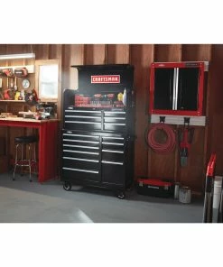 CRAFTSMAN Top Tool Chests 2000 Series 40.5-in W x 24.5-in H 6-Drawer Steel Tool Chest (Black) -Craftsman Store 18236718
