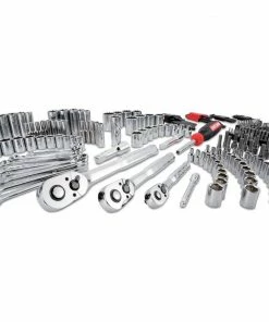 CRAFTSMAN Mechanics Tool Sets 232-Piece Standard (SAE) and Metric Combination Polished Chrome Mechanics Tool Set (1/4-in; 3/8-in) -Craftsman Store 40775439