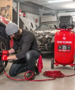 CRAFTSMAN Air Compressors 33-Gallon Single Stage Portable Corded Electric Vertical Air Compressor -Craftsman Store 40970914