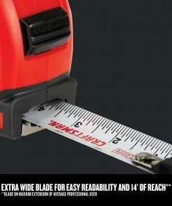 CRAFTSMAN Tape Measures PROREACH 25-ft Magnetic Tape Measure -Craftsman Store 40988369