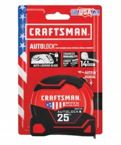 CRAFTSMAN Tape Measures AUTOLOCK 25-ft Tape Measure 15 CRAFTSMAN Tape Measures AUTOLOCK 25-ft Tape Measure -Craftsman Store 40988485