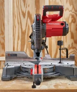 CRAFTSMAN Miter Saws 10-in 15 Amps Single Bevel Sliding Corded Miter Saw -Craftsman Store 41973211