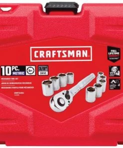 CRAFTSMAN Mechanics Tool Sets 10-Piece Metric Polished Chrome Mechanics Tool Set (3/8-in) 5 CRAFTSMAN Mechanics Tool Sets 10-Piece Metric Polished Chrome Mechanics Tool Set (3/8-in) -Craftsman Store 42311235
