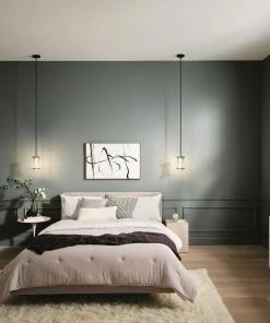 Kichler Pendant Lighting Loman Matte Black and Brushed Nickel Craftsman Clear Glass Cylinder Mini Pendant Light 26 Kichler Pendant Lighting Loman Matte Black and Brushed Nickel Craftsman Clear Glass Cylinder Mini Pendant Light -Craftsman Store 42365773