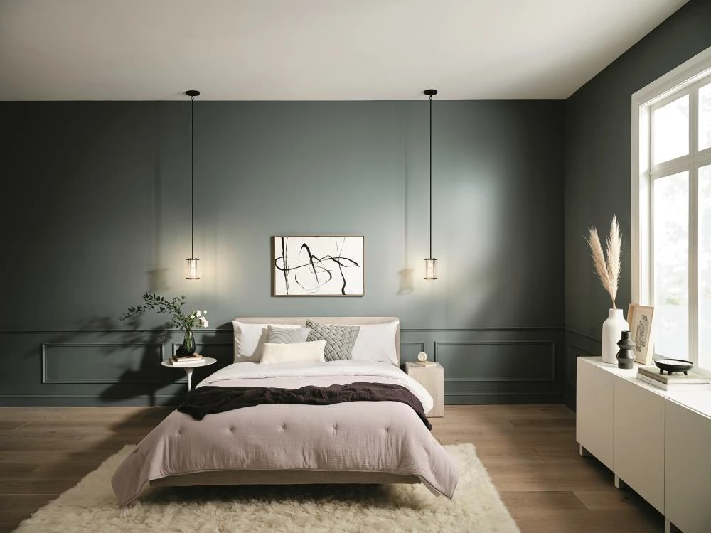 Kichler Pendant Lighting Loman Matte Black and Brushed Nickel Craftsman Clear Glass Cylinder Mini Pendant Light 12 Kichler Pendant Lighting Loman Matte Black and Brushed Nickel Craftsman Clear Glass Cylinder Mini Pendant Light - Image 12