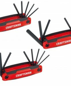 CRAFTSMAN Hex Keys & Torx Keys 25-key Standard (Sae) and Metric Combination Folding Hex Key Set -Craftsman Store 42397103