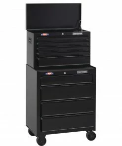 CRAFTSMAN Bottom Tool Cabinets 1000 Series 26.5-in W x 32.5-in H 4-Drawer Steel Rolling Tool Cabinet (Black) 33 CRAFTSMAN Bottom Tool Cabinets 1000 Series 26.5-in W x 32.5-in H 4-Drawer Steel Rolling Tool Cabinet (Black) -Craftsman Store 42548641