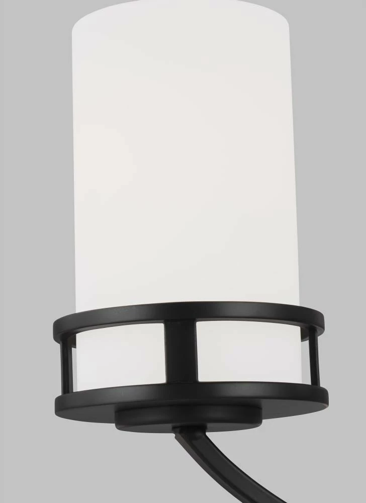 Sea Gull Lighting Chandeliers Robie 5-Light Midnight Black Craftsman Chandelier 3 Sea Gull Lighting Chandeliers Robie 5-Light Midnight Black Craftsman Chandelier - Image 3