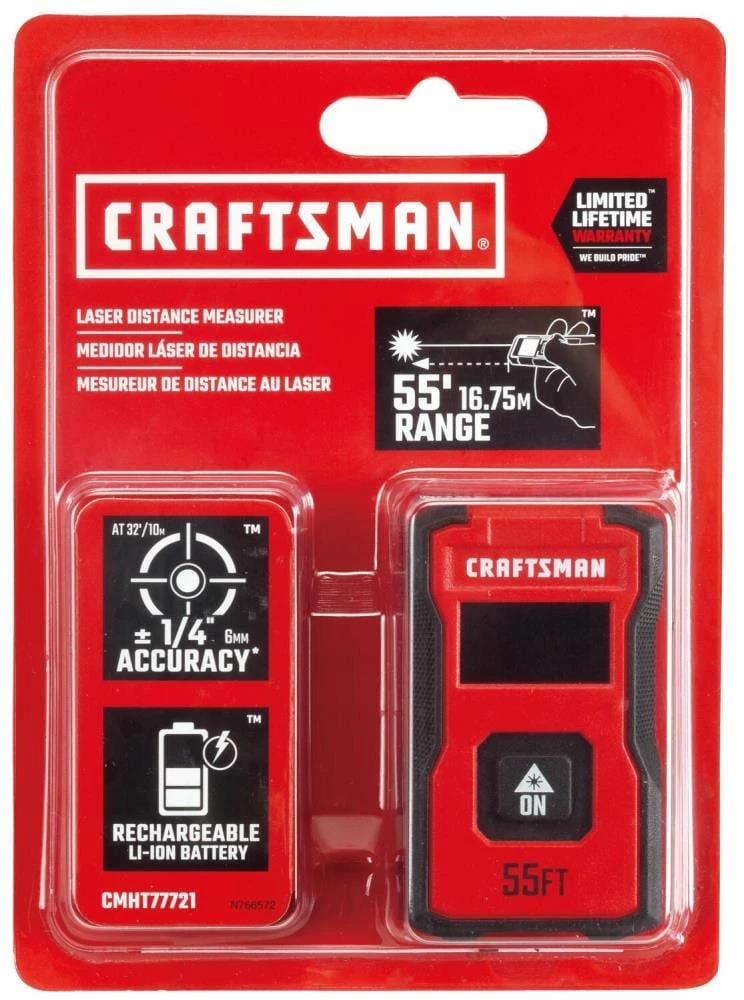 CRAFTSMAN Laser Distance Measurers CFT 55' POCKET LDM 4 CRAFTSMAN Laser Distance Measurers CFT 55' POCKET LDM - Image 4