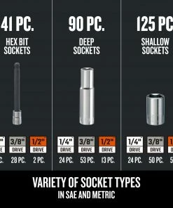 CRAFTSMAN Mechanics Tool Sets 299-Piece Standard (SAE) Polished Chrome Mechanics Tool Set 11 CRAFTSMAN Mechanics Tool Sets 299-Piece Standard (SAE) Polished Chrome Mechanics Tool Set -Craftsman Store 43123067