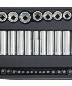 CRAFTSMAN Mechanics Tool Sets 224-Piece Standard (SAE) and Metric Combination Polished Chrome Mechanics Tool Set (1/4-in; 3/8-in) -Craftsman Store 43185225