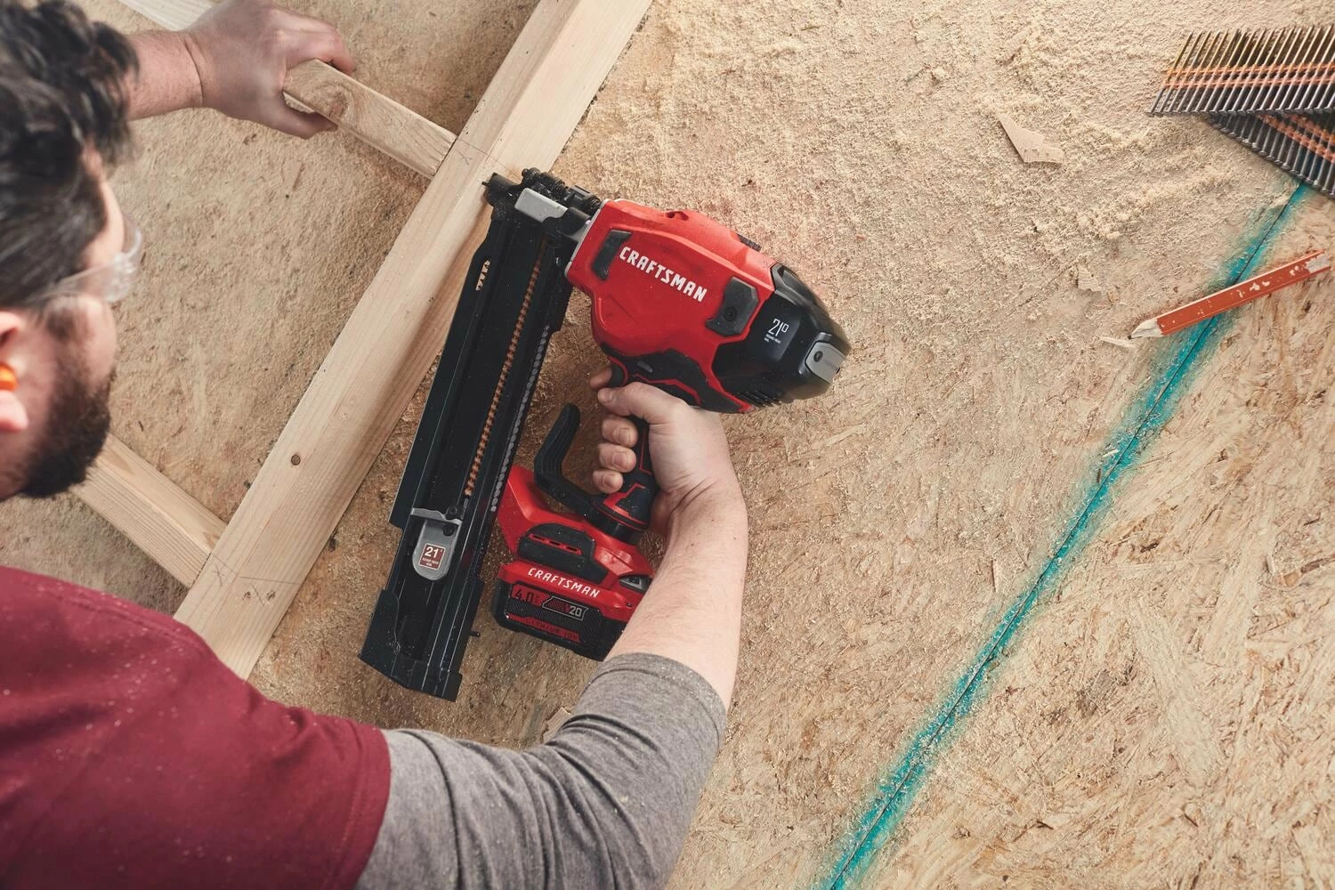 CRAFTSMAN Nailers V20-Gauge 21-Degree Cordless Framing Nailer 6 CRAFTSMAN Nailers V20-Gauge 21-Degree Cordless Framing Nailer - Image 6