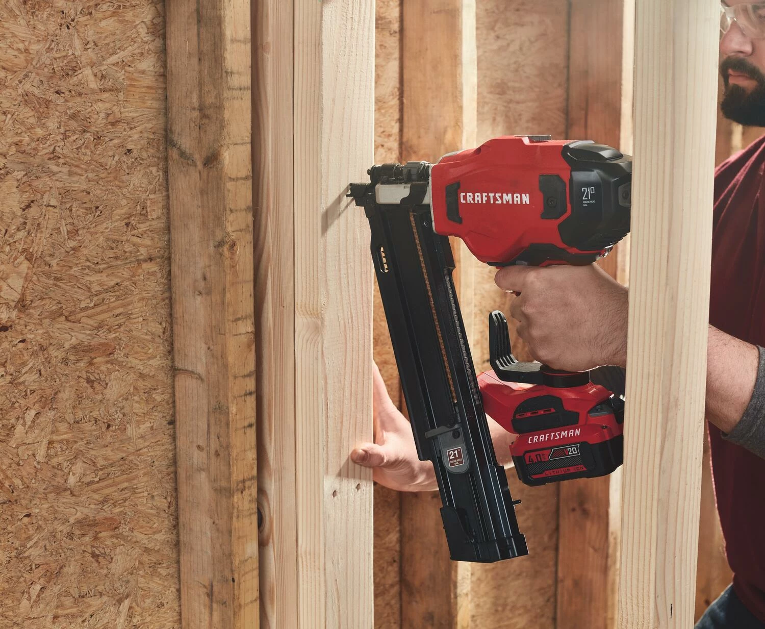 CRAFTSMAN Nailers V20-Gauge 21-Degree Cordless Framing Nailer 7 CRAFTSMAN Nailers V20-Gauge 21-Degree Cordless Framing Nailer - Image 7