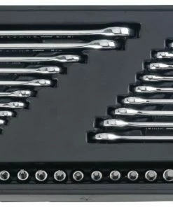 CRAFTSMAN Mechanics Tool Sets 308-Piece Standard (SAE) and Metric Combination Polished Chrome Mechanics Tool Set (1/4-in; 3/8-in) -Craftsman Store 43236108