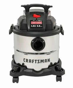 CRAFTSMAN Shop Vacuums 5-Gallon Corded Portable Wet/Dry Shop Vacuum (Corded) -Craftsman Store 43325917 scaled