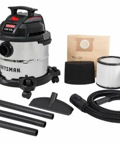 CRAFTSMAN Shop Vacuums 5-Gallon Corded Portable Wet/Dry Shop Vacuum (Corded) -Craftsman Store 43325919 scaled