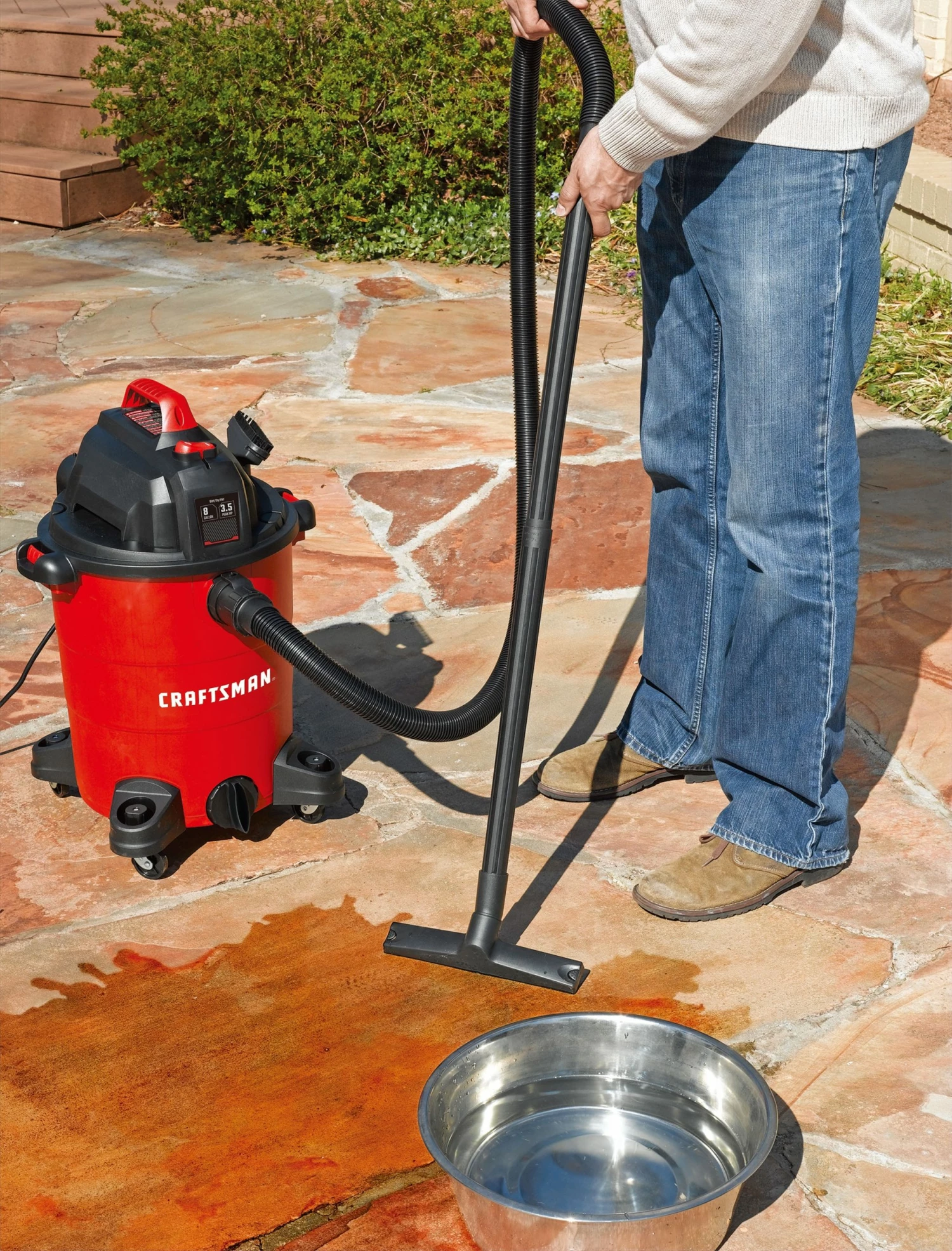 CRAFTSMAN Shop Vacuums 8-Gallon Corded Portable Wet/Dry Shop Vacuum 10 CRAFTSMAN Shop Vacuums 8-Gallon Corded Portable Wet/Dry Shop Vacuum - Image 10
