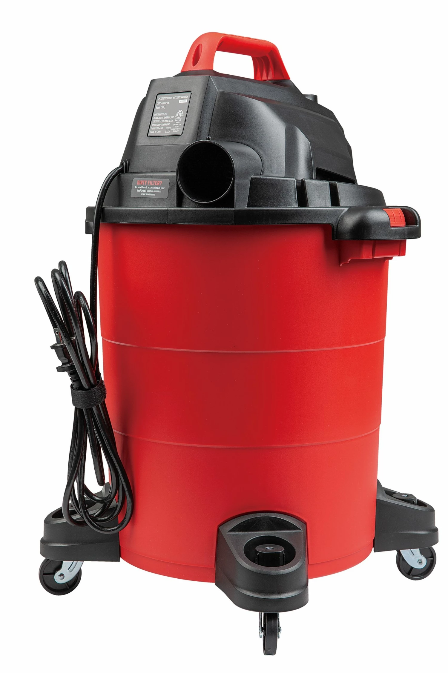 CRAFTSMAN Shop Vacuums 8-Gallon Corded Portable Wet/Dry Shop Vacuum 7 CRAFTSMAN Shop Vacuums 8-Gallon Corded Portable Wet/Dry Shop Vacuum - Image 7