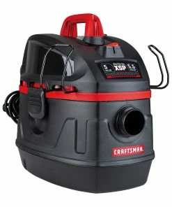 CRAFTSMAN Shop Vacuums 5-Gallon Corded Portable Wet/Dry Shop Vacuum -Craftsman Store 43444322 scaled