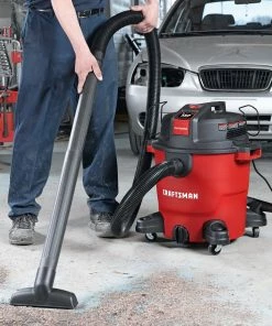 CRAFTSMAN Shop Vacuums 12-Gallon Corded Portable Wet/Dry Shop Vacuum -Craftsman Store 43444493 scaled