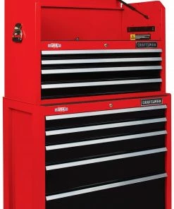 CRAFTSMAN Top Tool Chests 2000 Series 37-in W x 24.5-in H 4-Drawer Steel Tool Chest (Red) -Craftsman Store 43500170 scaled