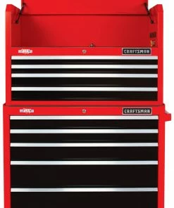 CRAFTSMAN Top Tool Chests 2000 Series 37-in W x 24.5-in H 4-Drawer Steel Tool Chest (Red) -Craftsman Store 43500172 scaled