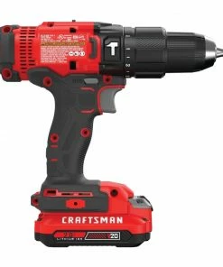 CRAFTSMAN Hammer Drills V20 1/2-in 20-Volt Max Variable Speed Cordless Hammer Drill (1-Battery Included) -Craftsman Store 43558671