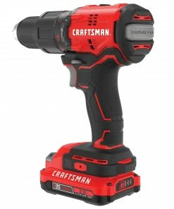 CRAFTSMAN Hammer Drills V20 1/2-in 20-volt Max Variable Speed Brushless Cordless Hammer Drill (2-Batteries Included) -Craftsman Store 43559160