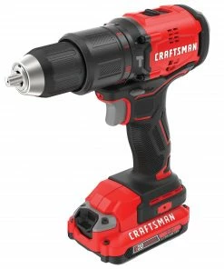 CRAFTSMAN Hammer Drills V20 1/2-in 20-volt Max Variable Speed Brushless Cordless Hammer Drill (2-Batteries Included) -Craftsman Store 43559161