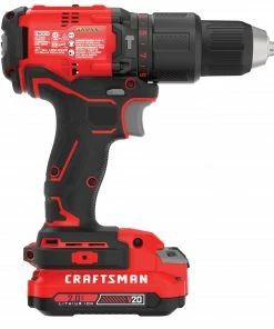 CRAFTSMAN Hammer Drills V20 1/2-in 20-volt Max Variable Speed Brushless Cordless Hammer Drill (2-Batteries Included) -Craftsman Store 43559163