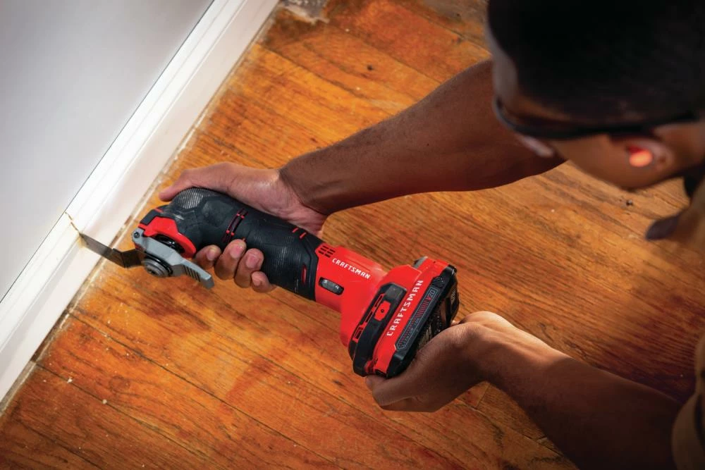 CRAFTSMAN Oscillating Tool Kits V20 15-Piece 20-volt Max Variable Speed Oscillating Multi-Tool Kit with Soft Case (1-Battery Included) 11 CRAFTSMAN Oscillating Tool Kits V20 15-Piece 20-volt Max Variable Speed Oscillating Multi-Tool Kit with Soft Case (1-Battery Included) - Image 11