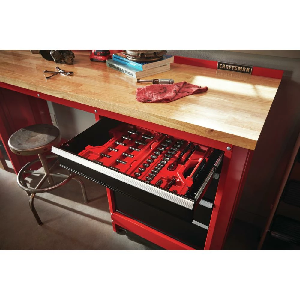 CRAFTSMAN Tool Storage Accessories 2000 Series Workbench, 4-drawer Storage Module 12 CRAFTSMAN Tool Storage Accessories 2000 Series Workbench, 4-drawer Storage Module - Image 12