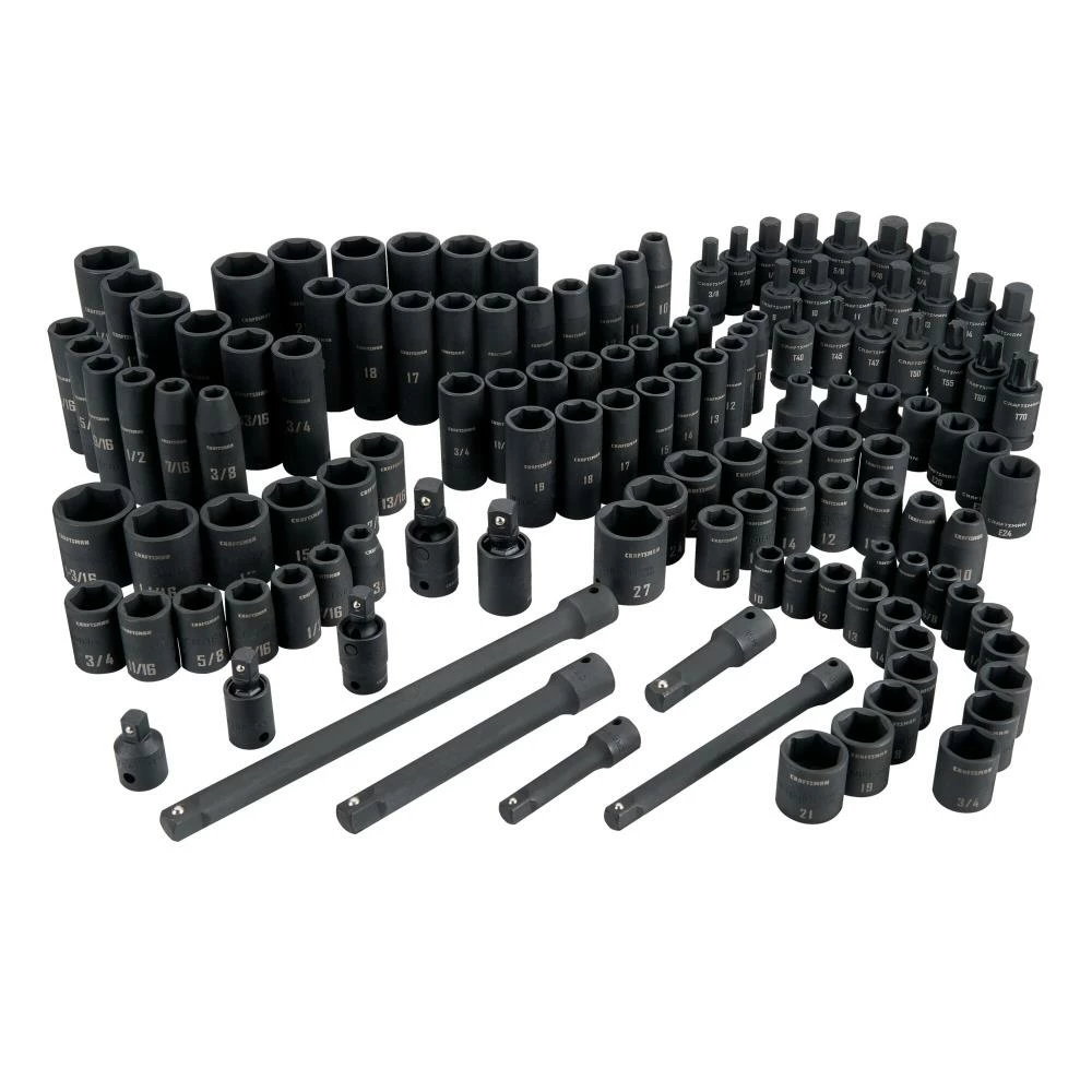 CRAFTSMAN Mechanics Tool Sets CM 130PC Impact Socket and AC Set 1 CRAFTSMAN Mechanics Tool Sets CM 130PC Impact Socket and AC Set