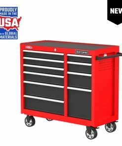 CRAFTSMAN Bottom Tool Cabinets 2000 Series 41-In 10-Drawer Cabinet - Red