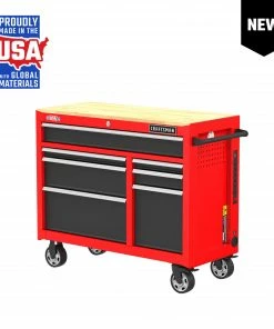 CRAFTSMAN Bottom Tool Cabinets 2000 Series 41-in W x 34-in H 7-Drawer Steel Rolling Tool Cabinet (Red)