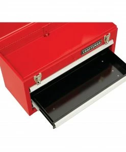 CRAFTSMAN Portable Tool Boxes Portable 20.5-in Ball-bearing 3-Drawer Red Steel Lockable Tool Box -Craftsman Store 44397002