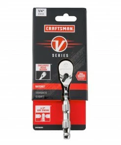 CRAFTSMAN Ratchets & Ratchet Sets V-series 80-Tooth 1/4-in Drive Standard Ratchet -Craftsman Store 44480183