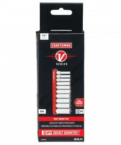 CRAFTSMAN Sockets & Socket Sets V-Series 10-Piece Metric 1/4-in Drive 6-point Set Deep Socket Set 23 CRAFTSMAN Sockets & Socket Sets V-Series 10-Piece Metric 1/4-in Drive 6-point Set Deep Socket Set -Craftsman Store 44486464