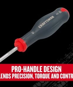 CRAFTSMAN Screwdrivers V-series 8-Piece Bi-material Handle Set Screwdriver Set -Craftsman Store 44493757