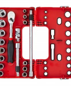 CRAFTSMAN Sockets & Socket Sets V-Series 18-Piece Metric 3/8-in Drive 6-point Set Shallow Socket Set -Craftsman Store 44499164