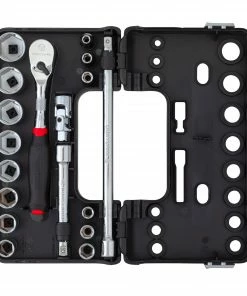 CRAFTSMAN Sockets & Socket Sets V-Series 18-Piece Standard (SAE) 3/8-in Drive 6-point Set Shallow Socket Set -Craftsman Store 44499172