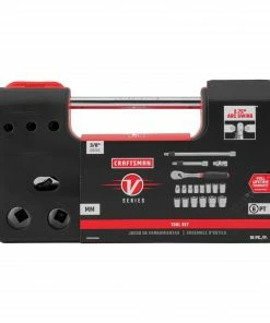 CRAFTSMAN Sockets & Socket Sets V-Series 18-Piece Metric 3/8-in Drive 6-point Set Shallow Socket Set -Craftsman Store 44499187