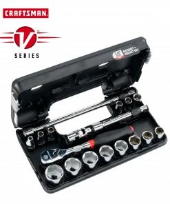 CRAFTSMAN Sockets & Socket Sets V-Series 18-Piece Standard (SAE) 3/8-in Drive 6-point Set Shallow Socket Set