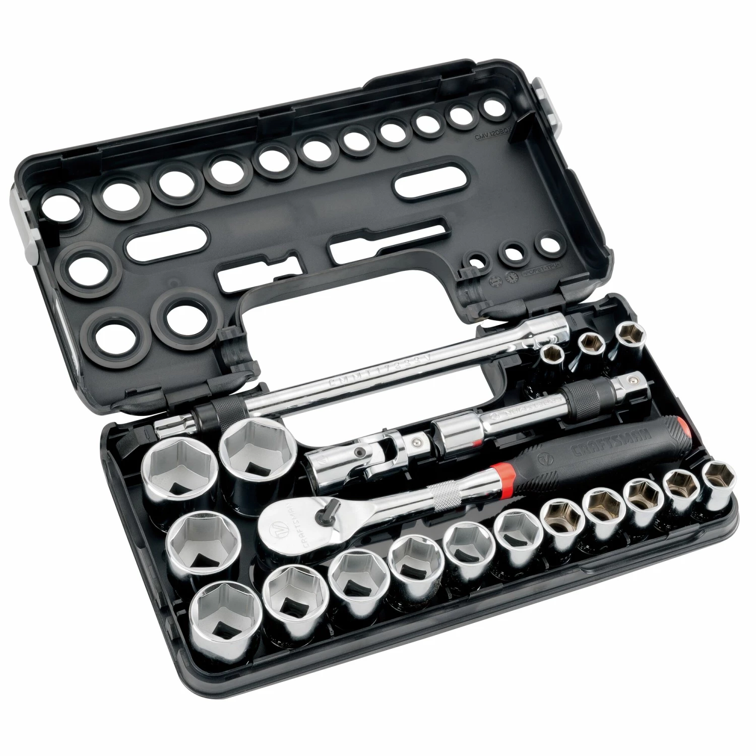 CRAFTSMAN Sockets & Socket Sets V-Series 21-Piece Standard (SAE) 1/2-in Drive 6-point Set Shallow Socket Set 3 CRAFTSMAN Sockets & Socket Sets V-Series 21-Piece Standard (SAE) 1/2-in Drive 6-point Set Shallow Socket Set - Image 3