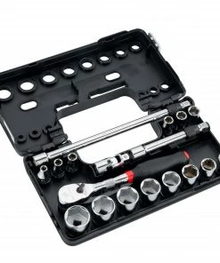 CRAFTSMAN Sockets & Socket Sets V-Series 18-Piece Standard (SAE) 3/8-in Drive 6-point Set Shallow Socket Set -Craftsman Store 44499220