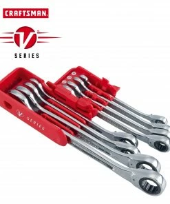 Craftsman Store 7 CRAFTSMAN Ratchet Wrenches & Sets V-series 8-Piece Set 12-point Metric Ratchet Wrench Set