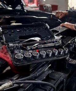 CRAFTSMAN Sockets & Socket Sets V-Series 18-Piece Standard (SAE) 3/8-in Drive 6-point Set Shallow Socket Set -Craftsman Store 44570645