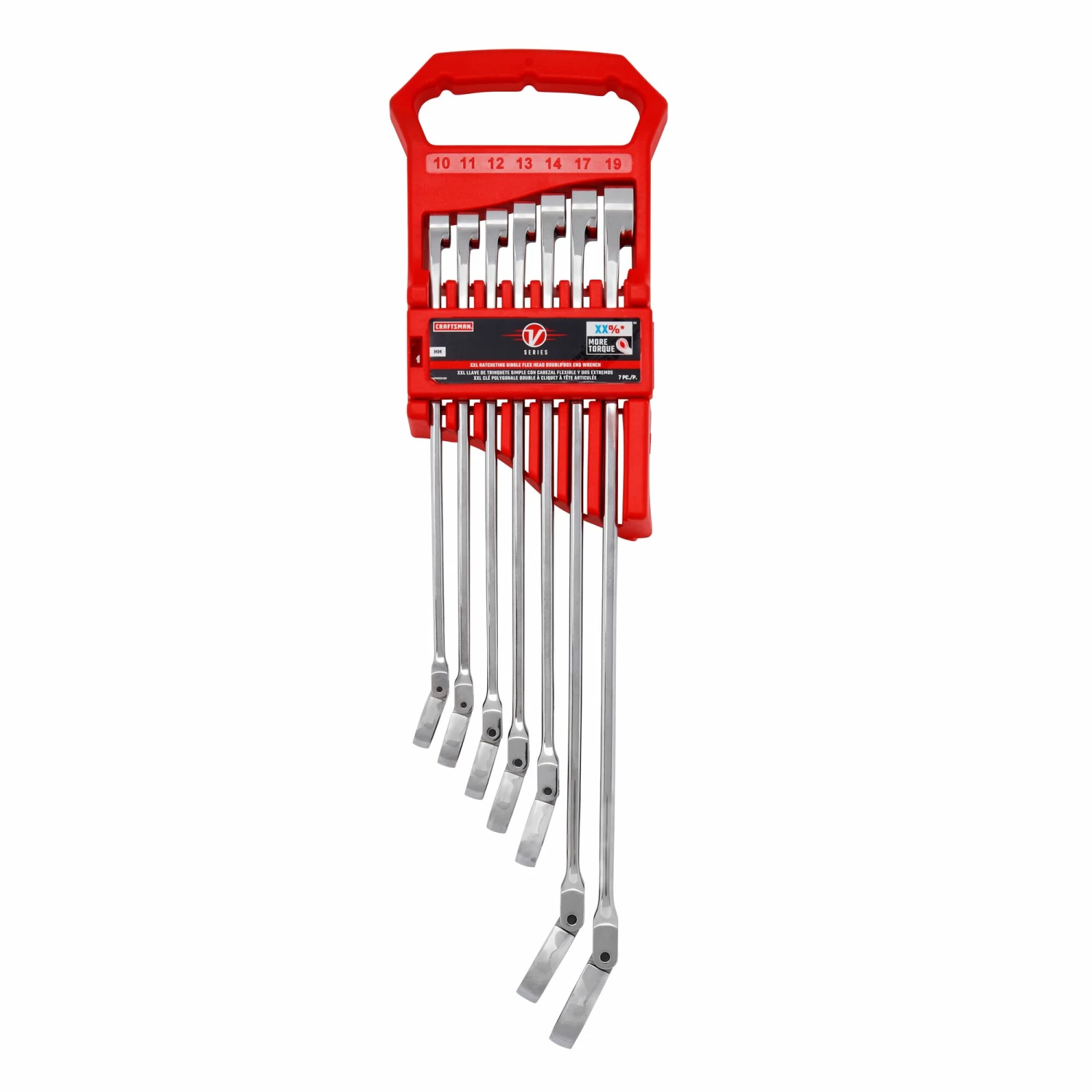 CRAFTSMAN Ratchet Wrenches & Sets V-series 7-Piece Set 6-point Standard (SAE) Flexible Head Ratchet Wrench Set 6 CRAFTSMAN Ratchet Wrenches & Sets V-series 7-Piece Set 6-point Standard (SAE) Flexible Head Ratchet Wrench Set - Image 6